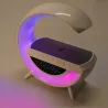 Lampa biurkowa G LED RGB 5W QI Głośnik ŁADOWARKA ZEGAR RADIO 8977-5904703017615