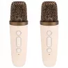 ZESTAW KARAOKE 2 MIKROFONY + GŁOŚNIK BEZPRZEWODOWY BLUETOOTH SUPER DŹWIĘK-5904703017639