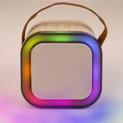 ZESTAW KARAOKE 2 MIKROFONY + GŁOŚNIK BEZPRZEWODOWY BLUETOOTH SUPER DŹWIĘK-5904703017639