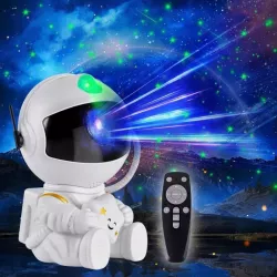 PROJEKTOR GWIAZD ASTRONAUTA Dla Dzieci Lampka Nocna Rzutnik Led Laserowy-5904703017592