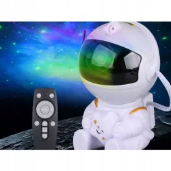 PROJEKTOR GWIAZD ASTRONAUTA Dla Dzieci Lampka Nocna Rzutnik Led Laserowy-5904703017592