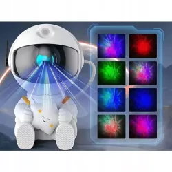PROJEKTOR GWIAZD ASTRONAUTA Dla Dzieci Lampka Nocna Rzutnik Led Laserowy-5904703017592