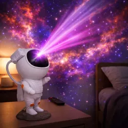 Projektor GWIAZD Astronauta Lampka Nocna Dla Dzieci Rzutnik Laserowy Led-5904703017608