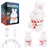 LAMPKA NOCNA DLA DZIECI KRÓLIK MIĘKKA KOLOROWA RGBWW LED USB SILIKONOWA-5904703017707