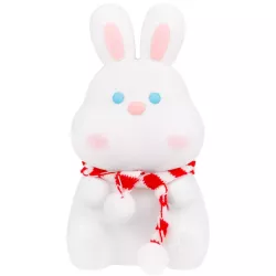 LAMPKA NOCNA DLA DZIECI KRÓLIK MIĘKKA KOLOROWA RGBWW LED USB SILIKONOWA-5904703017707