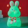 LAMPKA NOCNA DLA DZIECI KRÓLIK MIĘKKA KOLOROWA RGBWW LED USB SILIKONOWA-5904703017707