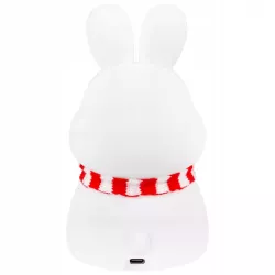 LAMPKA NOCNA DLA DZIECI KRÓLIK MIĘKKA KOLOROWA RGBWW LED USB SILIKONOWA-5904703017707