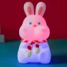 LAMPKA NOCNA DLA DZIECI KRÓLIK MIĘKKA KOLOROWA RGBWW LED USB SILIKONOWA-5904703017707