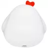 LAMPKA NOCNA DLA DZIECI KURCZAK MIĘKKA KOLOROWA 3000K LED USB SILIKONOWA-5904703017714