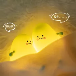 LAMPKA NOCNA DLA DZIECI MANGO MIĘKKA KOLOROWA 3000K LED USB SILIKONOWA-5904703017738