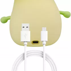 LAMPKA NOCNA DLA DZIECI MANGO MIĘKKA KOLOROWA 3000K LED USB SILIKONOWA-5904703017738