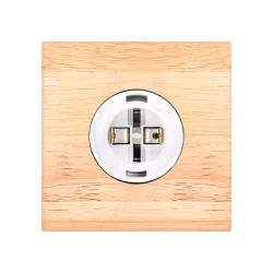 Kinkiet ścienny ruchomy E27 lampa DREWNO wewnętrzna na ściane LED czarny-5904703018551