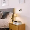 Kinkiet ścienny ruchomy E27 lampa DREWNO wewnętrzna na ściane LED czarny-5904703018551