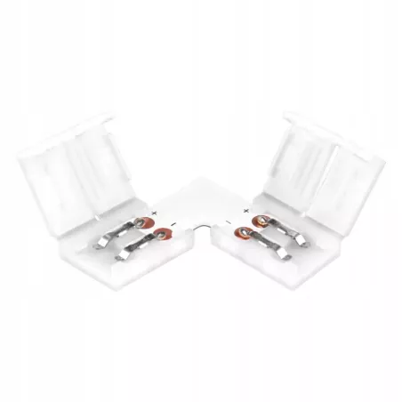 Złączka taśmy LED kątowa 8mm narożna kąt prosty-5903002037508