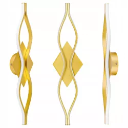 Kinkiet ścienny Lampa Oprawa LED Bramis ZŁOTY 4000K 22W 78cm-5904703020943