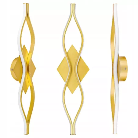Kinkiet ścienny Lampa Oprawa LED Bramis ZŁOTY 4000K 22W 78cm-5904703020943