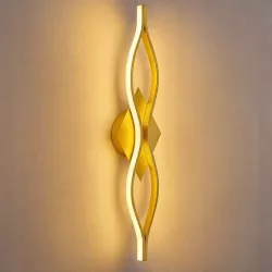 Kinkiet ścienny Lampa Oprawa LED Bramis ZŁOTY 4000K 22W 78cm-5904703020943
