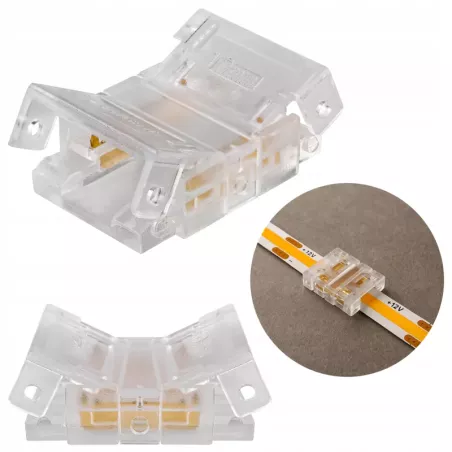 Złączka do taśmy LED COB 10mm zatrzaskowa-5904703021544