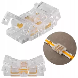 Złączka do taśmy LED COB 8mm zatrzaskowa zasilająca-5904703021551