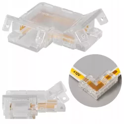 Złączka do taśmy LED COB kątowa 10mm-5904703021629