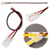 Złączka do taśmy LED COB 8mm zatrzaskowa z kablem-5904703021575