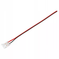 Złączka do taśmy LED COB 8mm zatrzaskowa z kablem-5904703021575