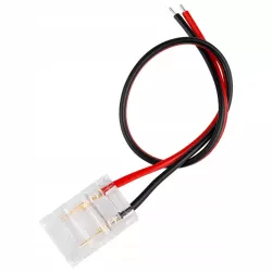 Złączka do taśmy LED COB 10mm zatrzaskowa z kablem-5904703021582
