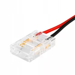 Złączka do taśmy LED COB 10mm zatrzaskowa z kablem-5904703021582