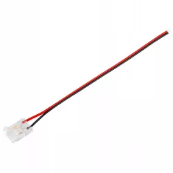Złączka do taśmy LED COB 10mm zatrzaskowa z kablem-5904703021582