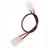 Złączka do taśmy LED COB 8mm zatrzask podwójny z kablem-5904703021599