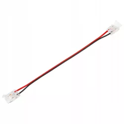 Złączka do taśmy LED COB 8mm zatrzask podwójny z kablem-5904703021599