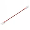 Złączka do taśmy LED COB 8mm zatrzask podwójny z kablem-5904703021599