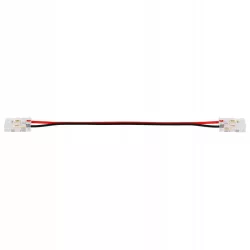 Złączka do taśmy LED COB 8mm zatrzask podwójny z kablem-5904703021599