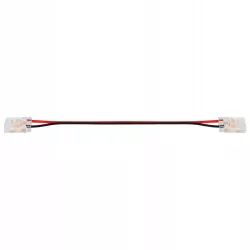 Złączka do taśmy LED COB 10mm zatrzask podwójna z kablem-5904703021605