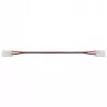 Złączka do taśmy LED COB 10mm zatrzask podwójna z kablem-5904703021605