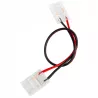Złączka do taśmy LED COB 10mm zatrzask podwójna z kablem-5904703021605