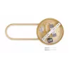 KINKIET ŚCIENNY LED GOLDIMO 13W 43CM ZŁOTY 4000K NOWOCZESNA LAMPA-5904703020912