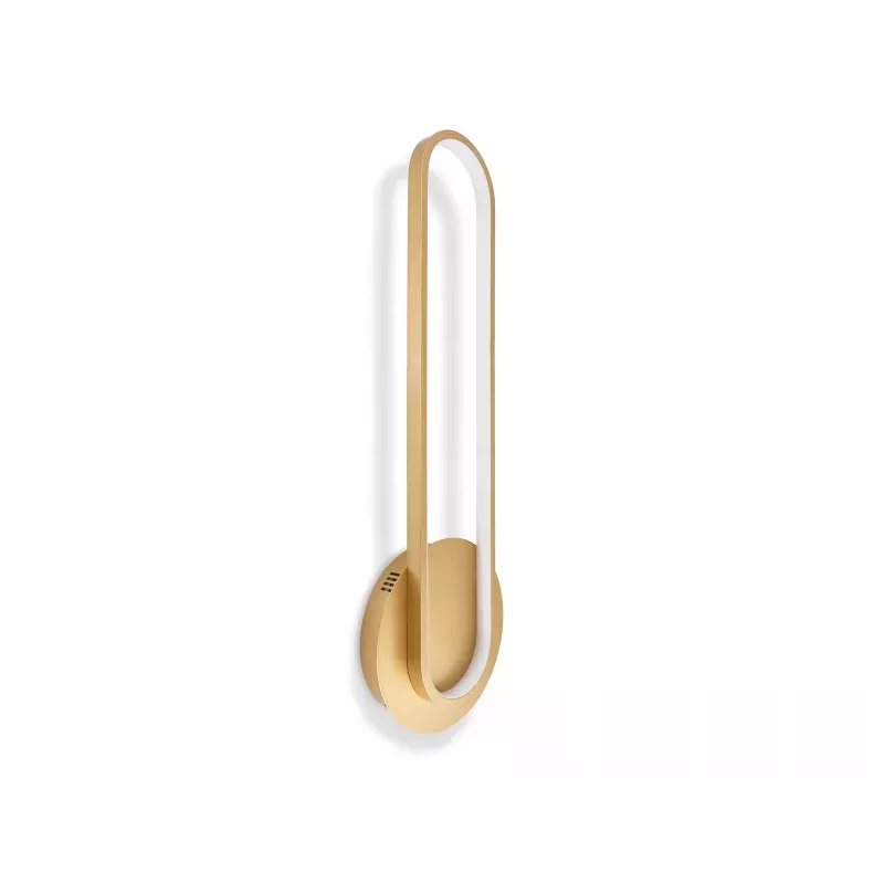 KINKIET ŚCIENNY LED GOLDIMO 18W 43CM ZŁOTY 4000K NOWOCZESNA LAMPA-5904703020929