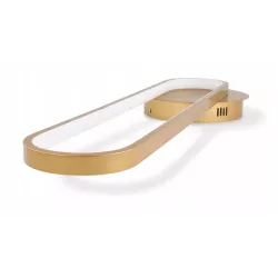 KINKIET ŚCIENNY LED GOLDIMO 18W 43CM ZŁOTY 4000K NOWOCZESNA LAMPA-5904703020929