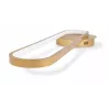 KINKIET ŚCIENNY LED GOLDIMO 18W 43CM ZŁOTY 4000K NOWOCZESNA LAMPA-5904703020929