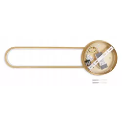KINKIET ŚCIENNY LED GOLDIMO 18W 43CM ZŁOTY 4000K NOWOCZESNA LAMPA-5904703020929