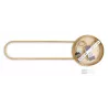 KINKIET ŚCIENNY LED GOLDIMO 18W 43CM ZŁOTY 4000K NOWOCZESNA LAMPA-5904703020929