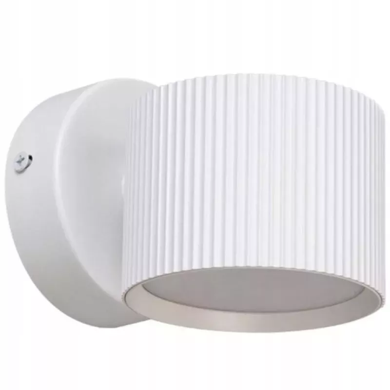Lampa ścienna kinkiet biały okrągły do salonu sypialni biura - ORBIN-5904703021735