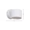 Lampa ścienna kinkiet biały okrągły do salonu sypialni biura - ORBIN-5904703021735