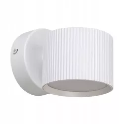 Lampa ścienna kinkiet biały okrągły do salonu sypialni biura - ORBIN-5904703021735