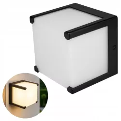 Kinkiet zewnętrzny ścienny lampa ogrodowa oprawa GX53 LED elewacyjna CZARNA-5904703019749