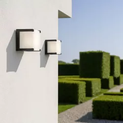 Kinkiet zewnętrzny ścienny lampa ogrodowa oprawa GX53 LED elewacyjna CZARNA-5904703019749