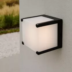 Kinkiet zewnętrzny ścienny lampa ogrodowa oprawa GX53 LED elewacyjna CZARNA-5904703019749