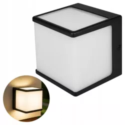 Kinkiet zewnętrzny ścienny lampa ogrodowa oprawa GX53 LED elewacyjna CZARNA-5904703019756