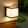 Kinkiet zewnętrzny ścienny lampa ogrodowa oprawa GX53 LED elewacyjna CZARNA-5904703019756